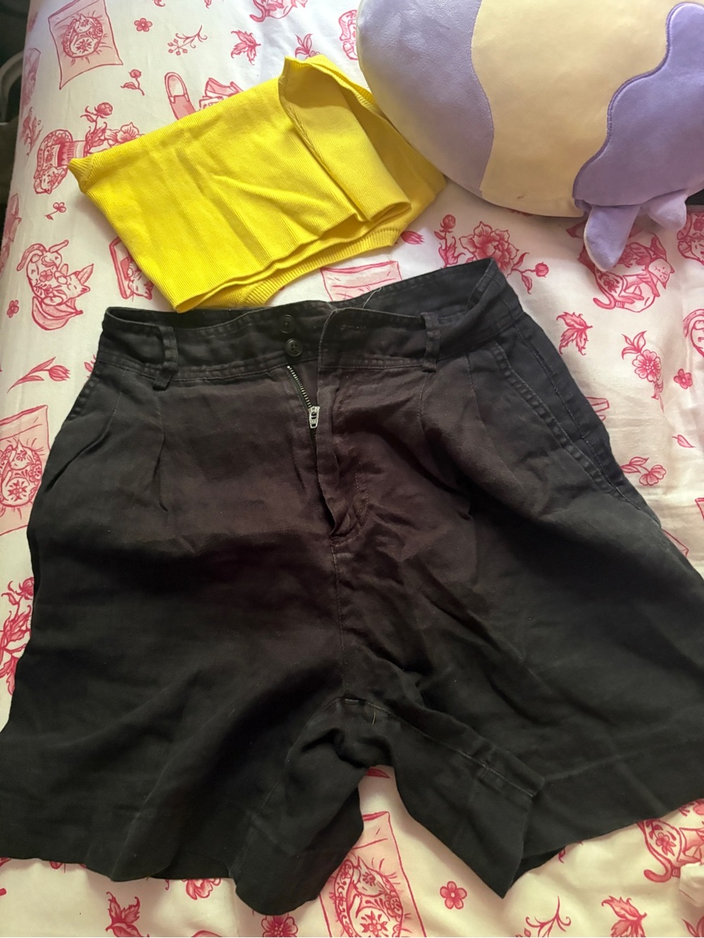 Black Women’s High-Waist Casual Shorts - madewell
